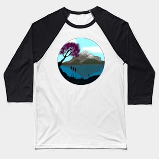 Mont sur lac Baseball T-Shirt